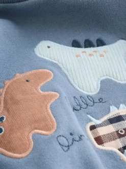 Next Baby Sweatshirt and Leggings Set (0mths-3yrs) Blue Dino