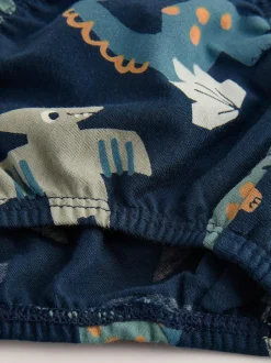 Next 100% Cotton Printed Briefs 5 Pack (1.5-10yrs) Blue Dinosaur Best