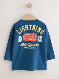 Next Disney Cars Long Sleeve T-Shirt (9mths-8yrs) Blue Sale