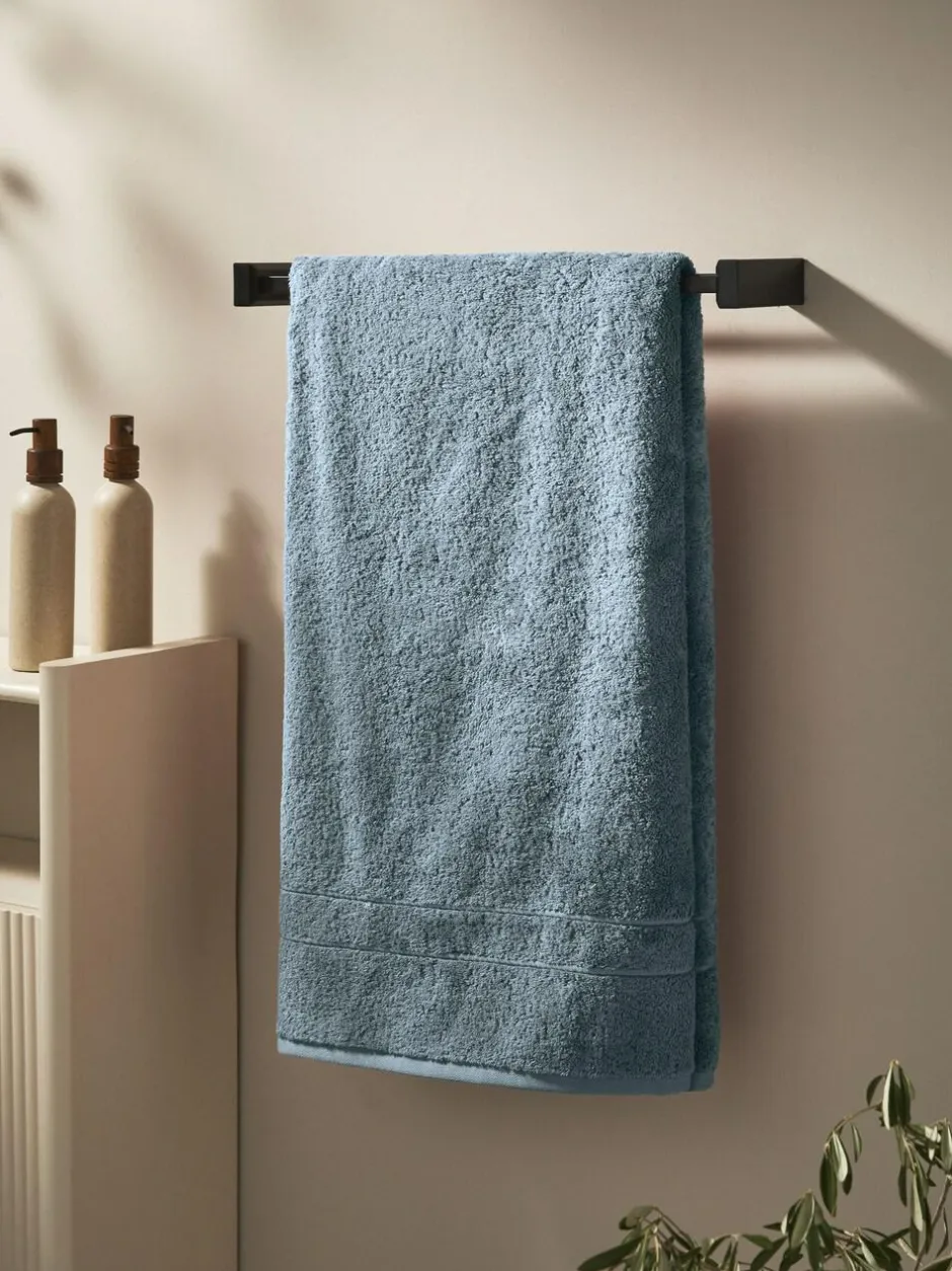 Next Blue Egyptian Cotton Luxe Heavy Weight Towel Online