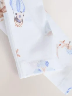 Next Baby Velour Dungarees and Bodysuit Set (0mths-3yrs) Blue Elephant Print Hot