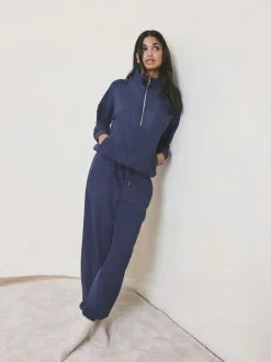 Next Fleece Joggers Blue Online