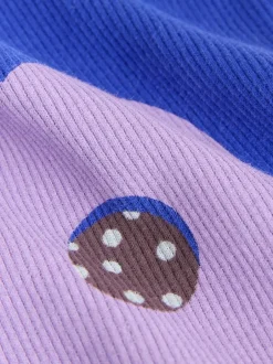 Next Blue Flower Rib Flare Leggings (3mths-7yrs) Discount