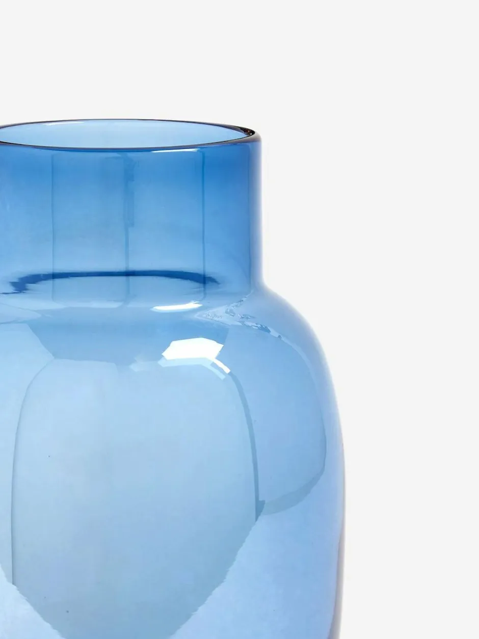 Next Glass Vase Blue Sale