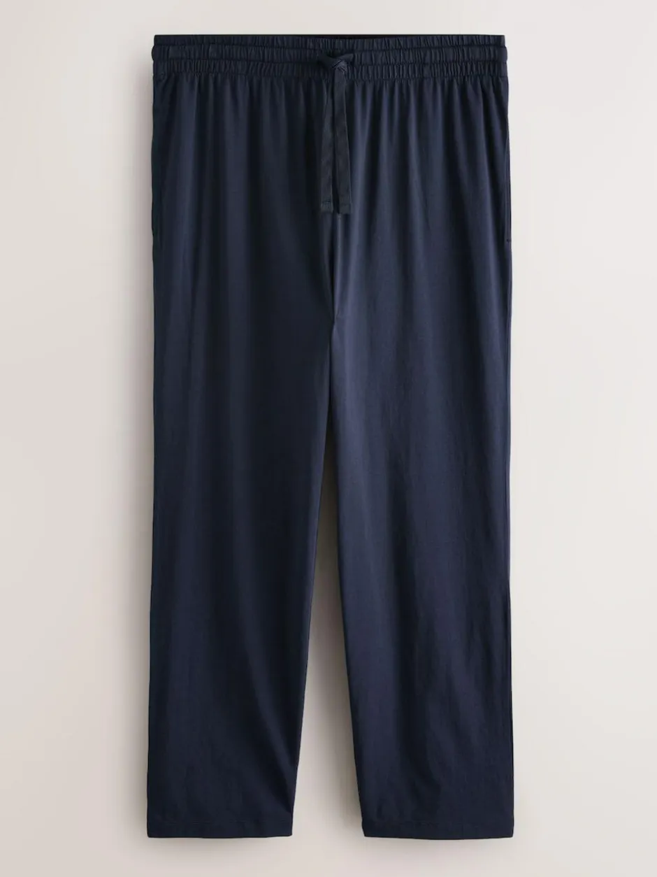 Next Blue Graphic Short Sleeve Jersey Pyjamas Set New