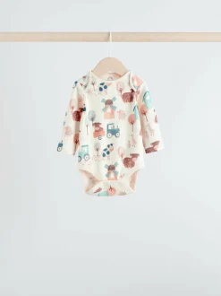 Next Blue Hamish Long Sleeve Bodysuits 3 Pack