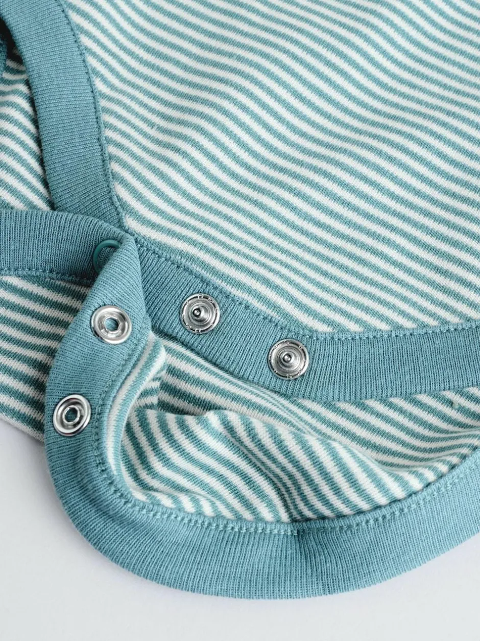 Next Blue Hamish Long Sleeve Bodysuits 3 Pack