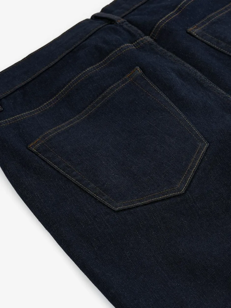 Next Blue Indigo Rinse Regular Tapered Fit Classic Stretch Jeans New