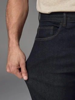 Next Blue Indigo Rinse Regular Tapered Fit Classic Stretch Jeans New