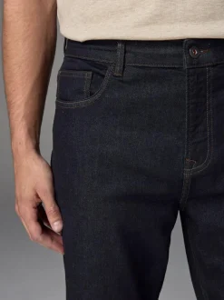Next Blue Indigo Rinse Regular Tapered Fit Classic Stretch Jeans New