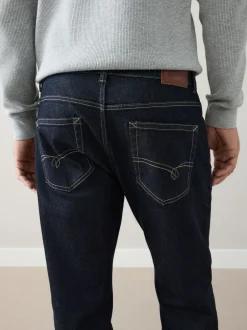 Next Regular Tapered Fit Signature Selvedge Denim Jeans Blue Indigo Rinse Online