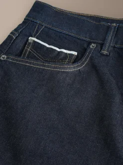 Next Regular Tapered Fit Signature Selvedge Denim Jeans Blue Indigo Rinse Online
