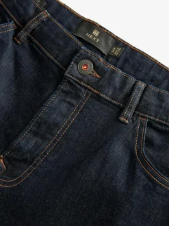 Next Blue Indigo Rinse Single Straight Fit Classic Stretch Jeans Hot