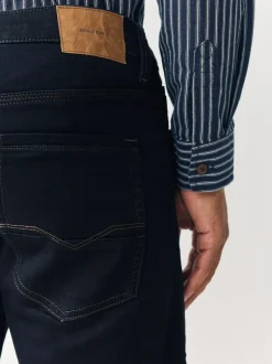Next Straight Fit Comfort Stretch Jeans Blue Indigo Rinse Online