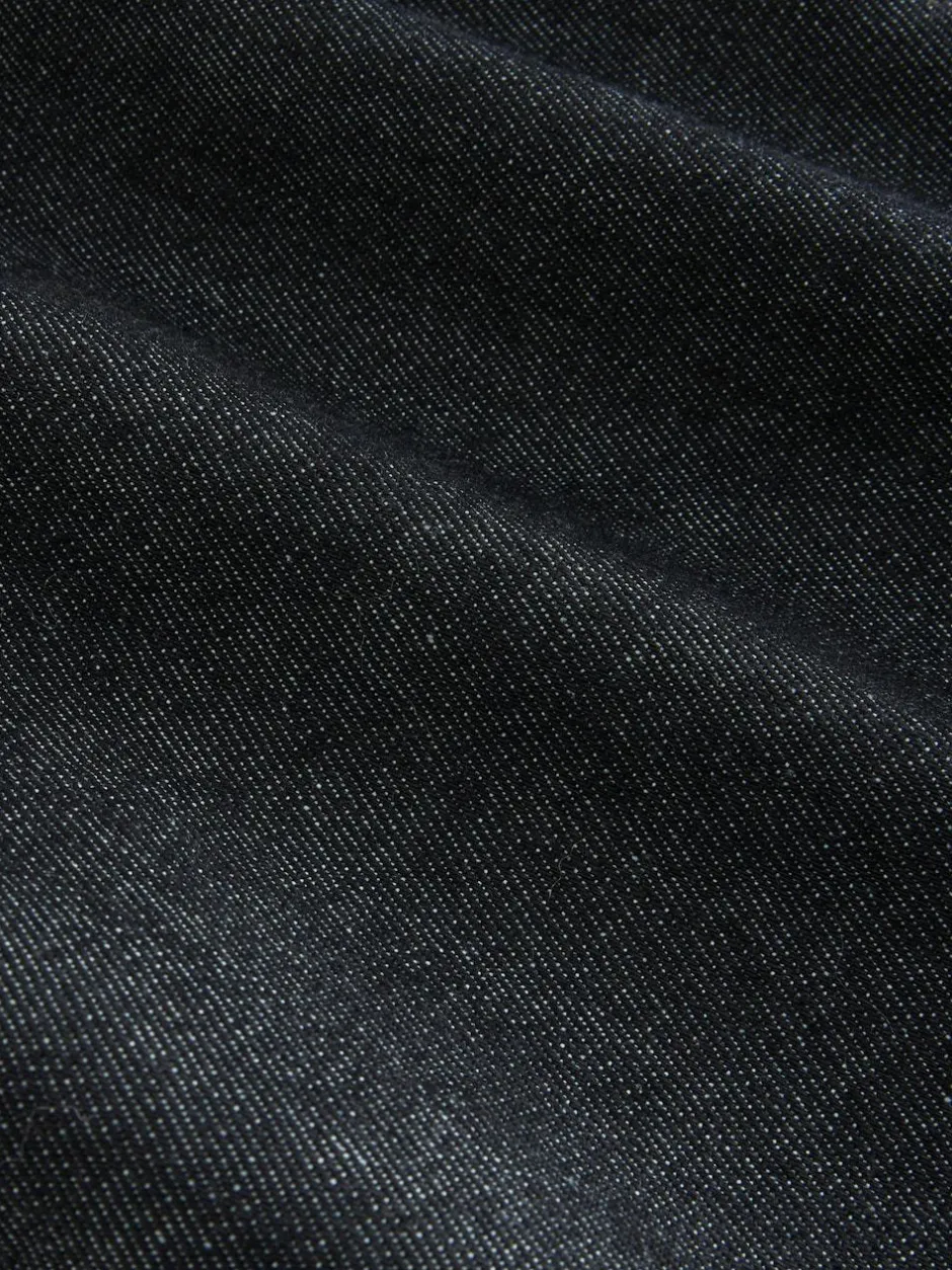 Next Straight Fit Signature Brushed Cosy Check Denim Jeans Blue Indigo Rinse Best