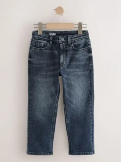 Next Blue Ink Loose Fit Stretch Jeans (3-17yrs) New