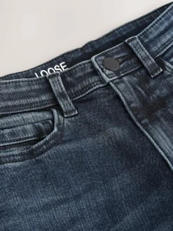 Next Blue Ink Loose Fit Stretch Jeans (3-17yrs) New