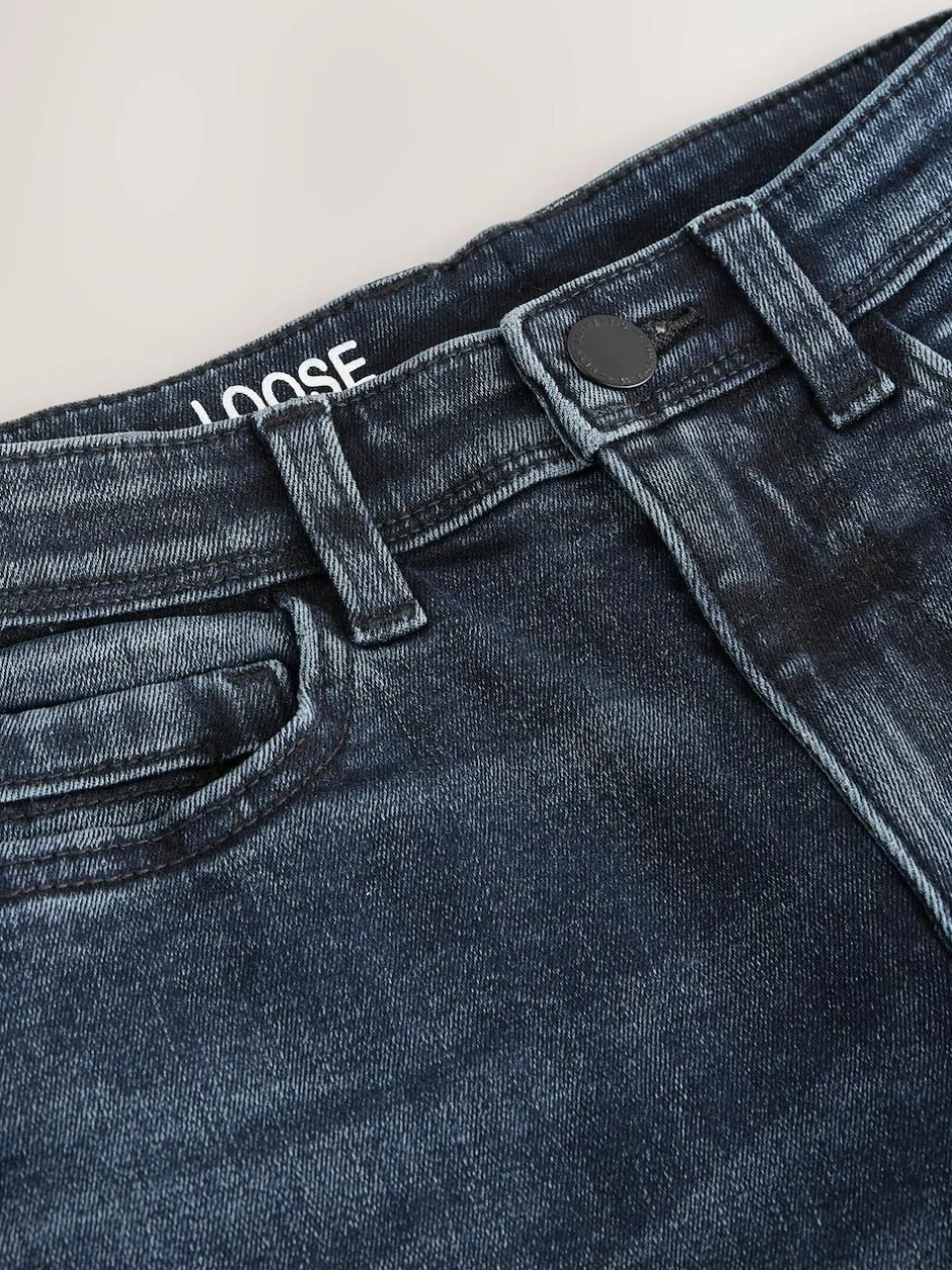 Next Blue Ink Loose Fit Stretch Jeans (3-17yrs) New