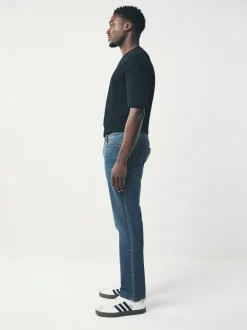 Next Blue Light Slim Fit Motionflex Jeans Outlet