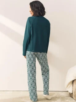 Next Long Sleeve Pyjamas Blue Outlet