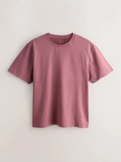 Next Blue/ Mauve Purple Cosy Short Sleeve Pyjamas Set 2 Pack