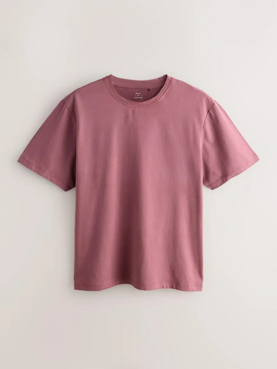 Next Blue/ Mauve Purple Cosy Short Sleeve Pyjamas Set 2 Pack