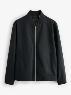 Next Blue Navy Smart Bomber Jacket Online