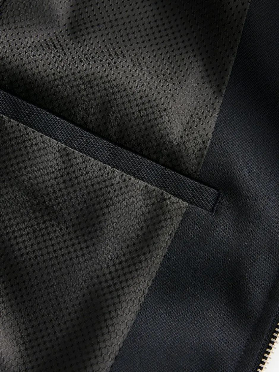Next Blue Navy Smart Bomber Jacket Online