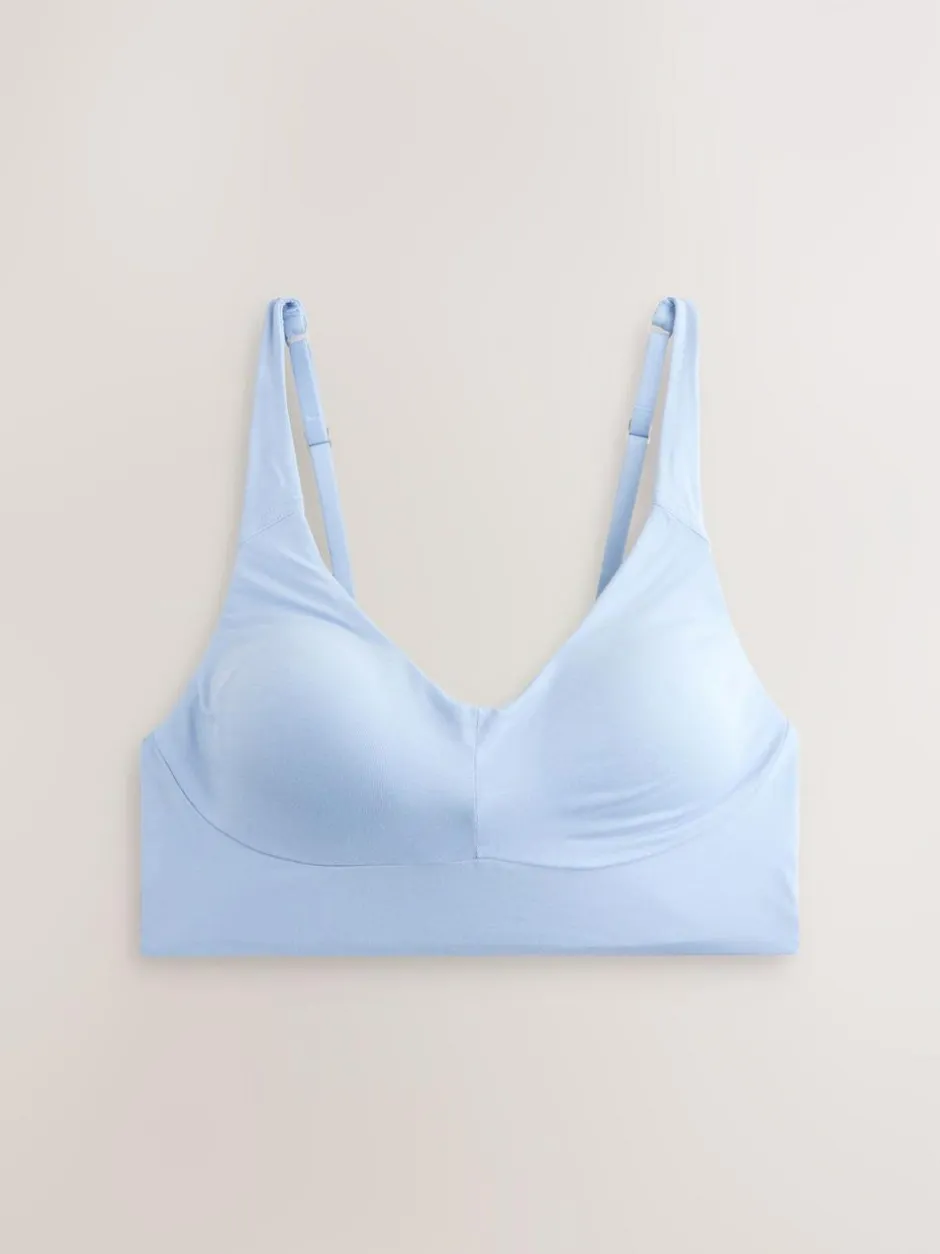 Next Blue Pad Non Wire Ultimate Comfort Bra New