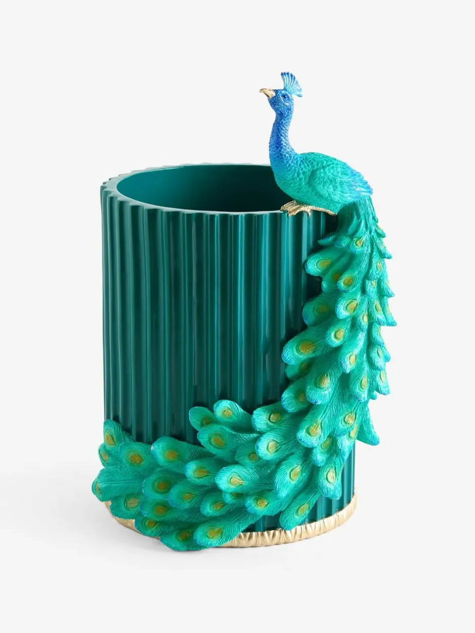 Next Blue Peacock Bin Hot