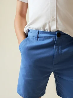 Next Blue Regular Fit Chino Shorts (3-16yrs) Outlet