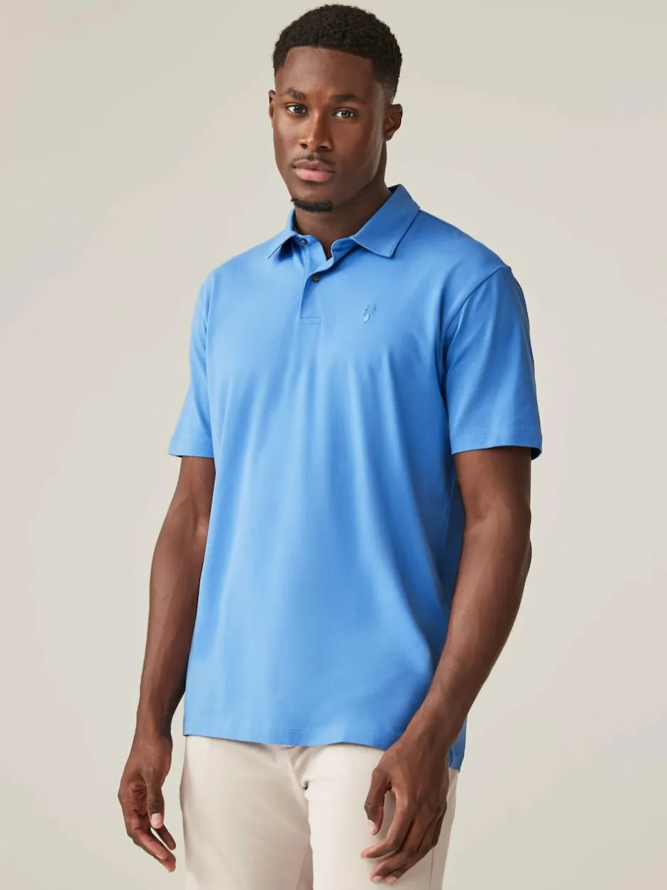 Next Blue Regular Fit Short Sleeve Jersey Polo Shirts 5 Pack Hot