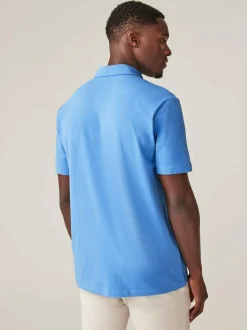 Next Blue Regular Fit Short Sleeve Jersey Polo Shirts 5 Pack Hot
