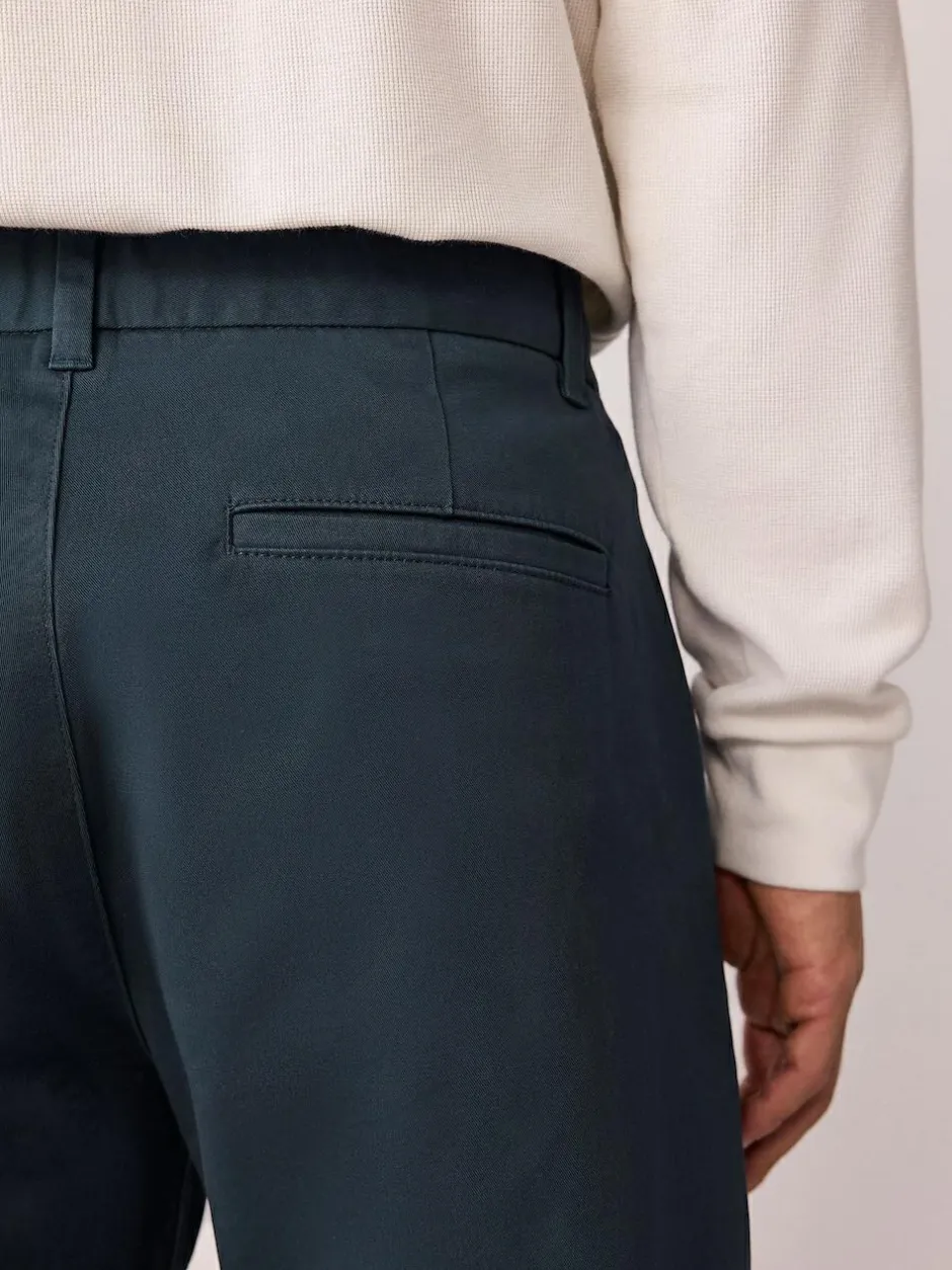 Next Regular Fit Stretch Chinos Trousers Blue Discount
