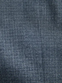 Next Blue Regular Fit Trimmed Textured Suit Jacket Online