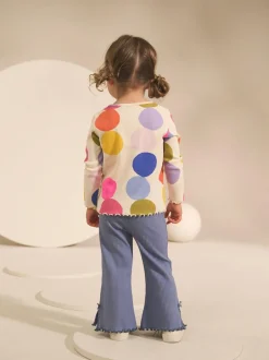 Next Blue Rib Flare Leggings (3mths-7yrs) Hot