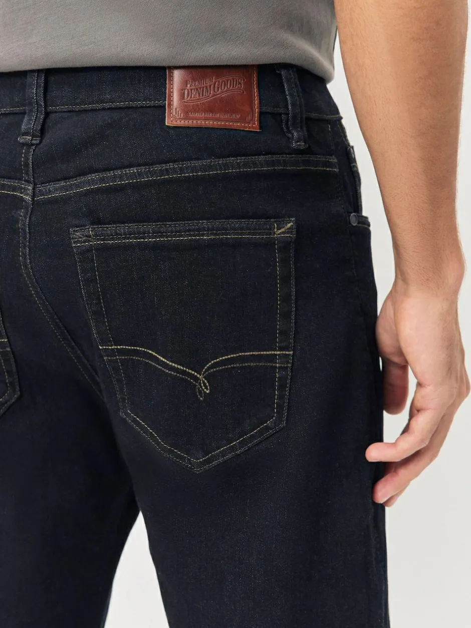 Next Blue Rinse Regular Tapered Fit Motionflex Jeans Clearance