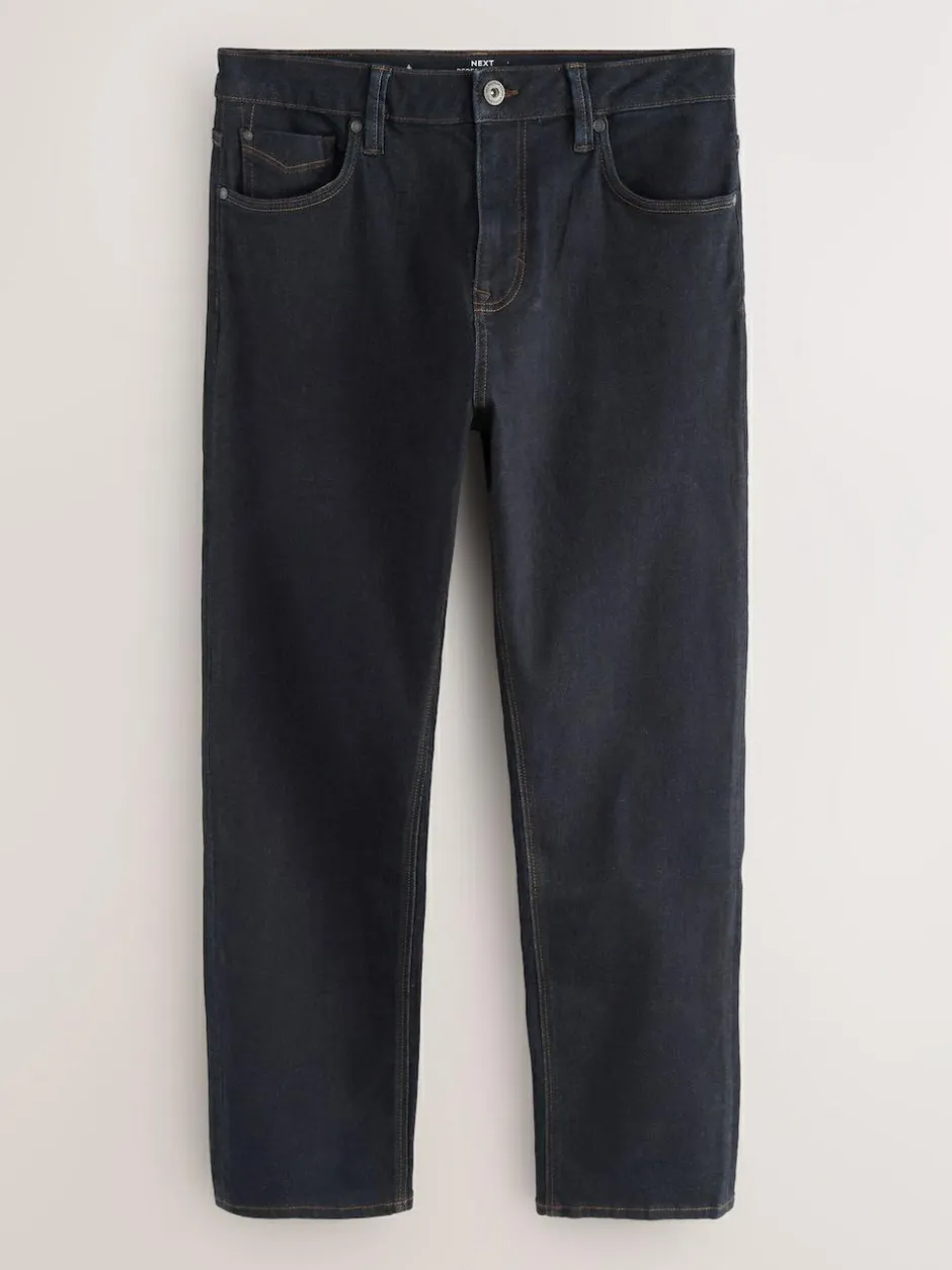 Next Blue Rinse Regular Tapered Fit Motionflex Jeans Clearance