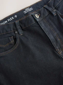 Next Blue Rinse Regular Tapered Fit Motionflex Jeans Clearance