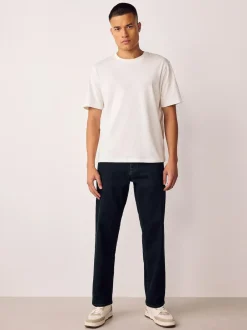 Next Blue Rinse Straight Fit Motionflex Jeans Best