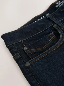 Next Blue Rinse Straight Fit Motionflex Jeans Best