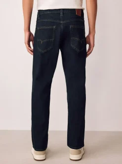 Next Blue Rinse Straight Fit Motionflex Jeans Best
