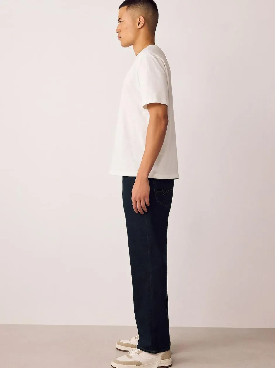 Next Blue Rinse Straight Fit Motionflex Jeans Best