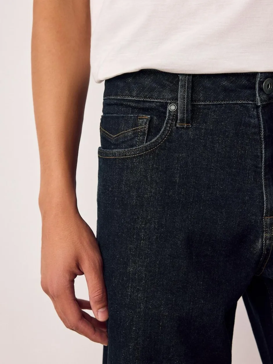 Next Blue Rinse Straight Fit Motionflex Jeans Best