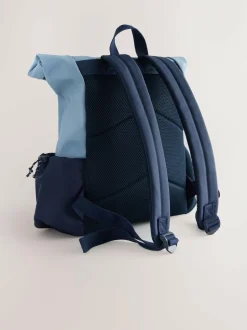 Next Roll Top Backpack Blue Outlet