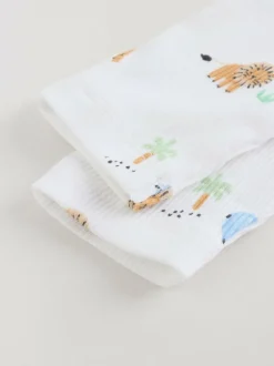 Next Baby Top & Leggings 6 Piece Set (0mths-3yrs) Blue Safari Discount
