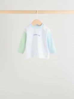 Next Baby Top & Leggings 6 Piece Set (0mths-3yrs) Blue Safari Discount