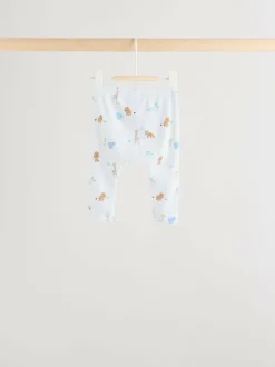 Next Baby Top & Leggings 6 Piece Set (0mths-3yrs) Blue Safari Discount