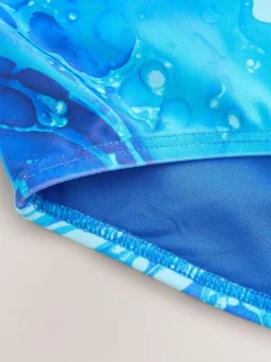 Next Scoop Neck Swimsuit (3-16yrs) Blue Outlet