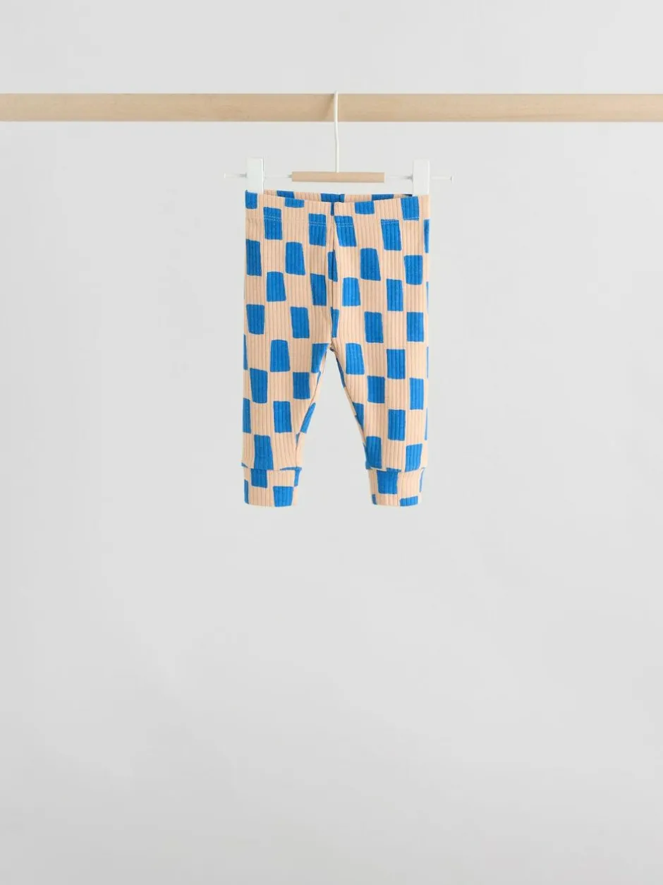 Next Blue Shapes Tops and Leggings 6 Piece Baby Set (0mths-3yrs) Sale